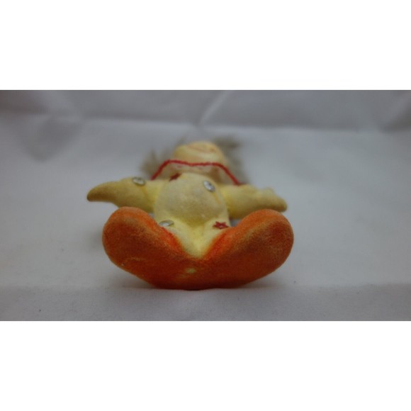 Vintage Josef Originals Clown Figurine Flocked Finish - Cute and Scarce - Picture 5 of 7